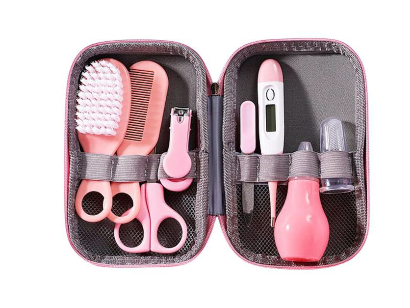 Premium Baby Grooming & Care Kit – 10 Pieces (Pink)