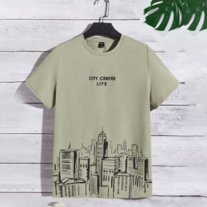Courageous Quote Olive Green T-Shirt – Unisex Casual Wear