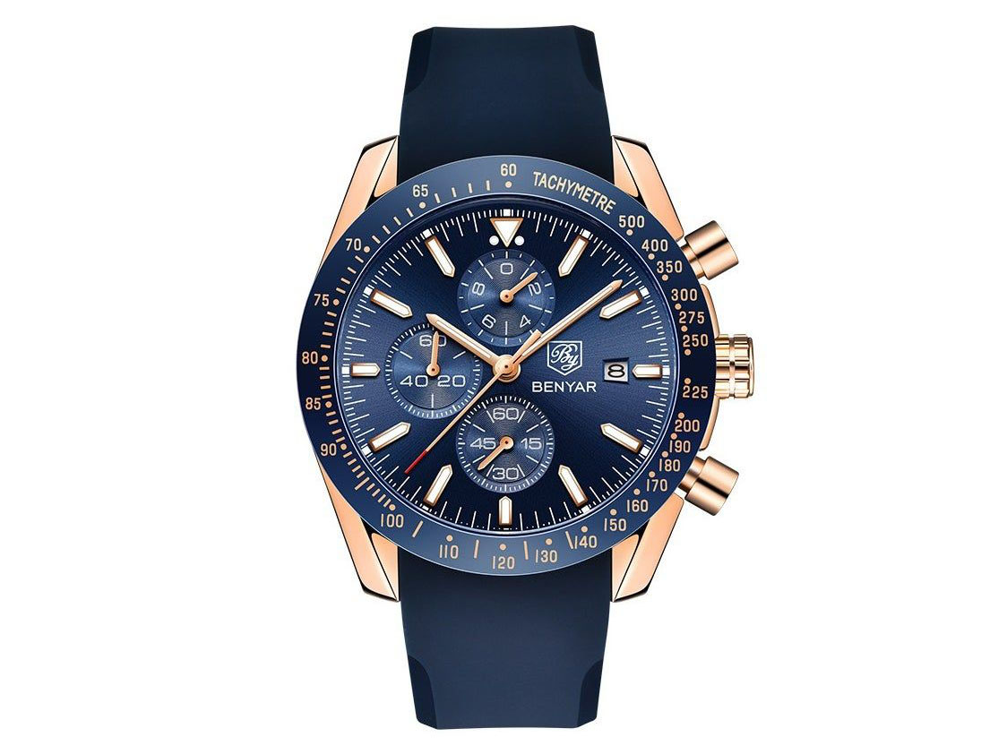 BENYAR Luxury Blue Chronograph Men's Watch - Image 3